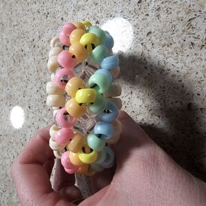 Colorful Kandi Cuff Kids Bracelet